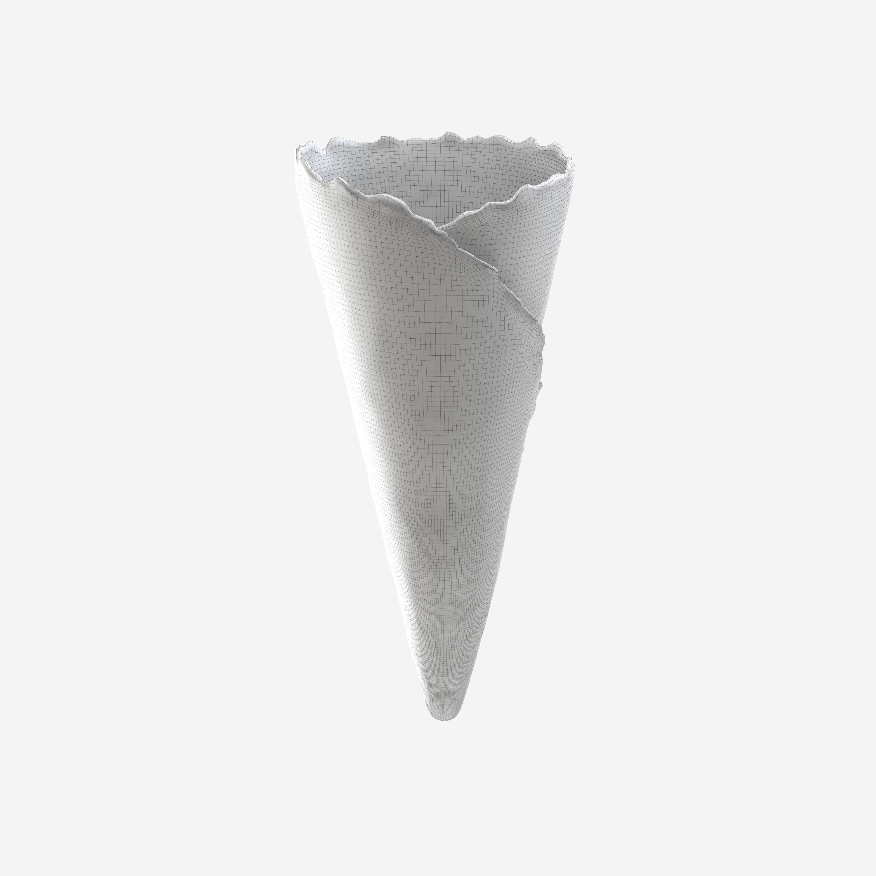 Ice cream cone 3D model_8