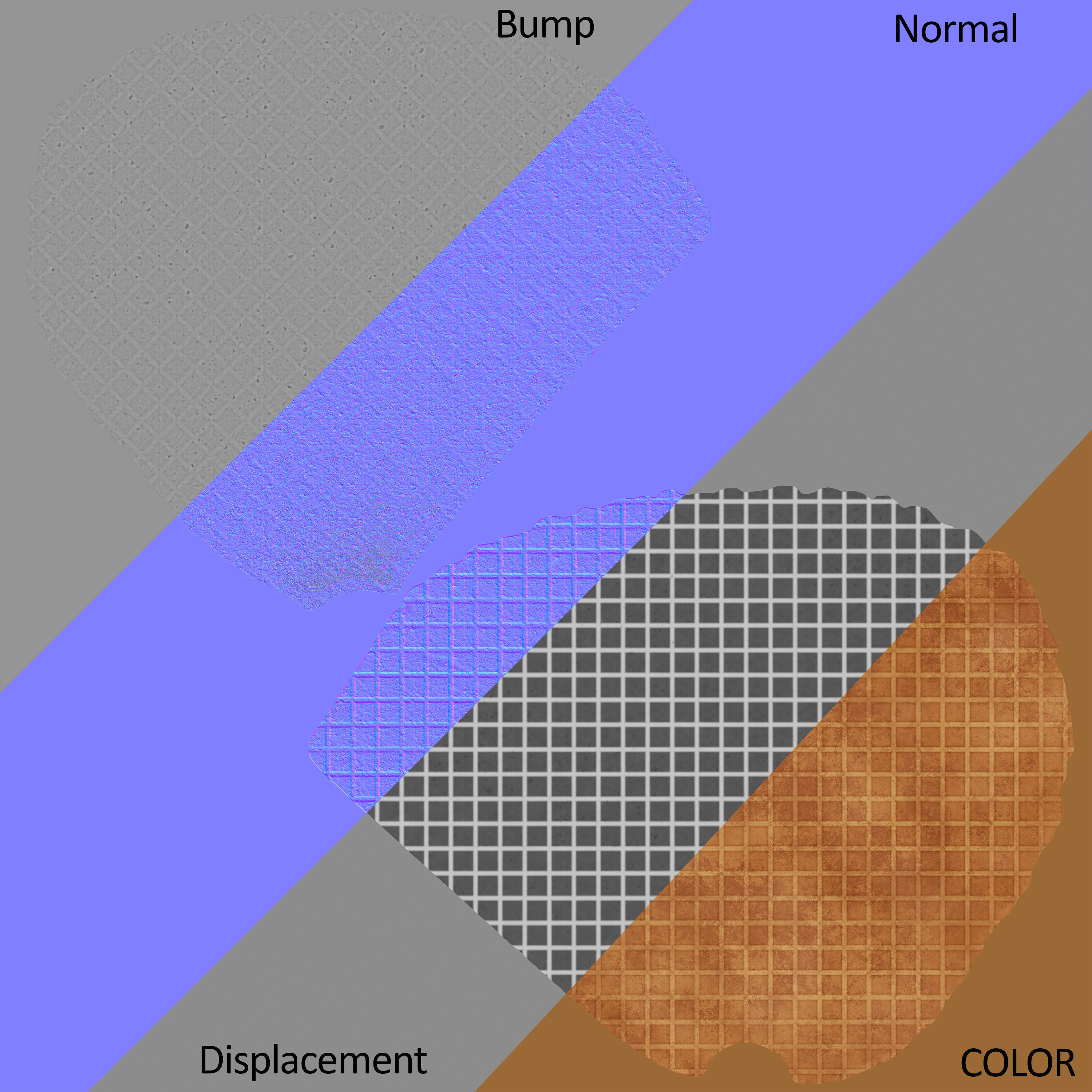Ice cream cone 3D model_10