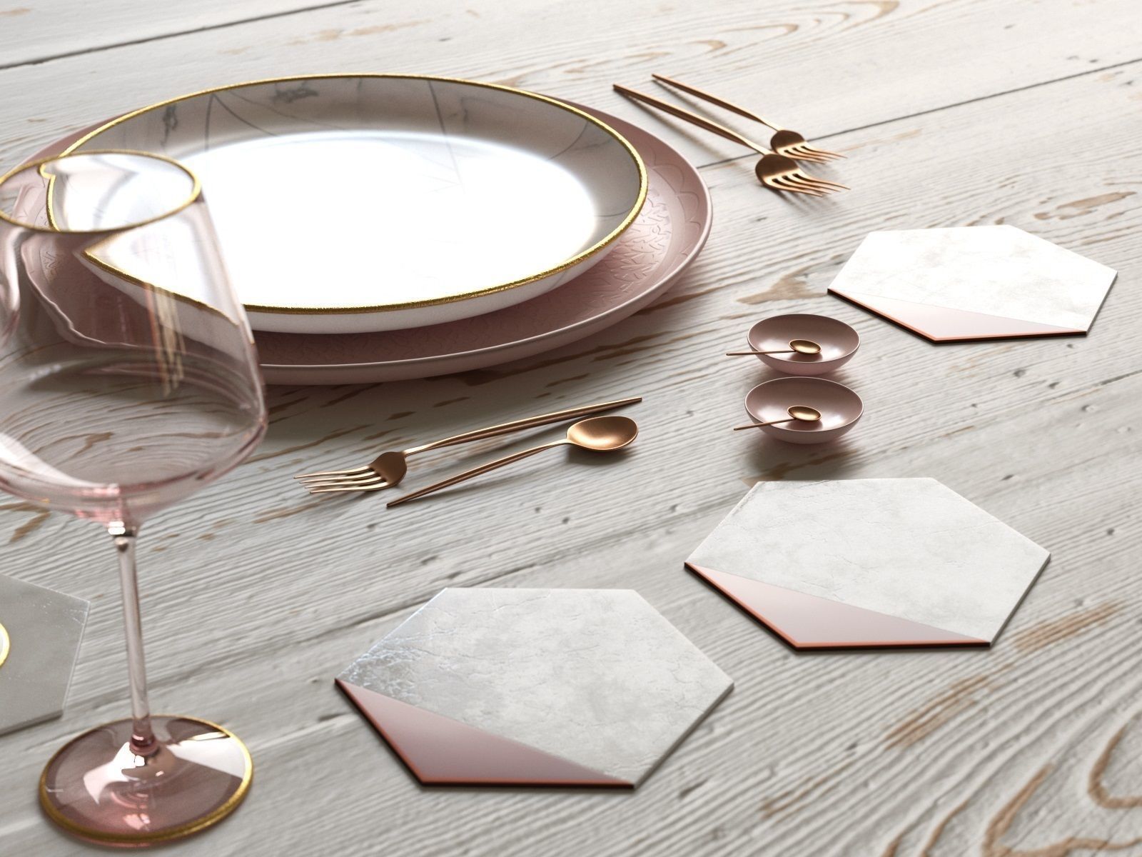 Table Setting Collection 3D model_20