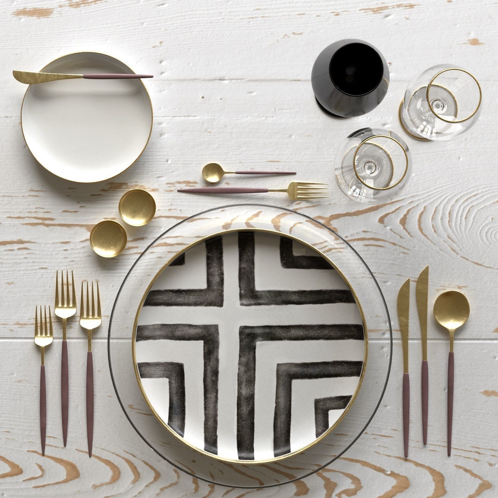 Table Setting Collection 3D model_11