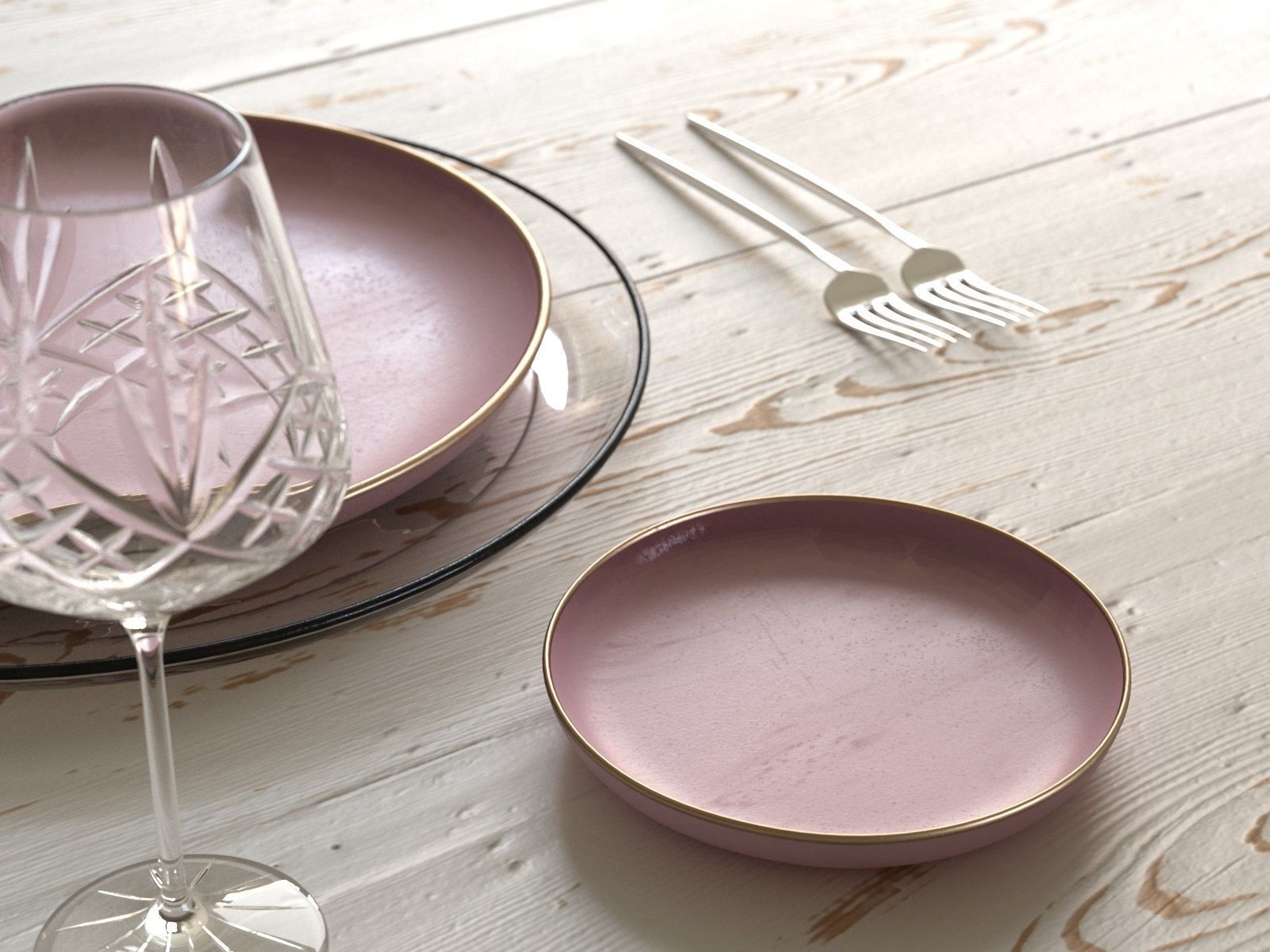 Table Setting Collection 3D model_30