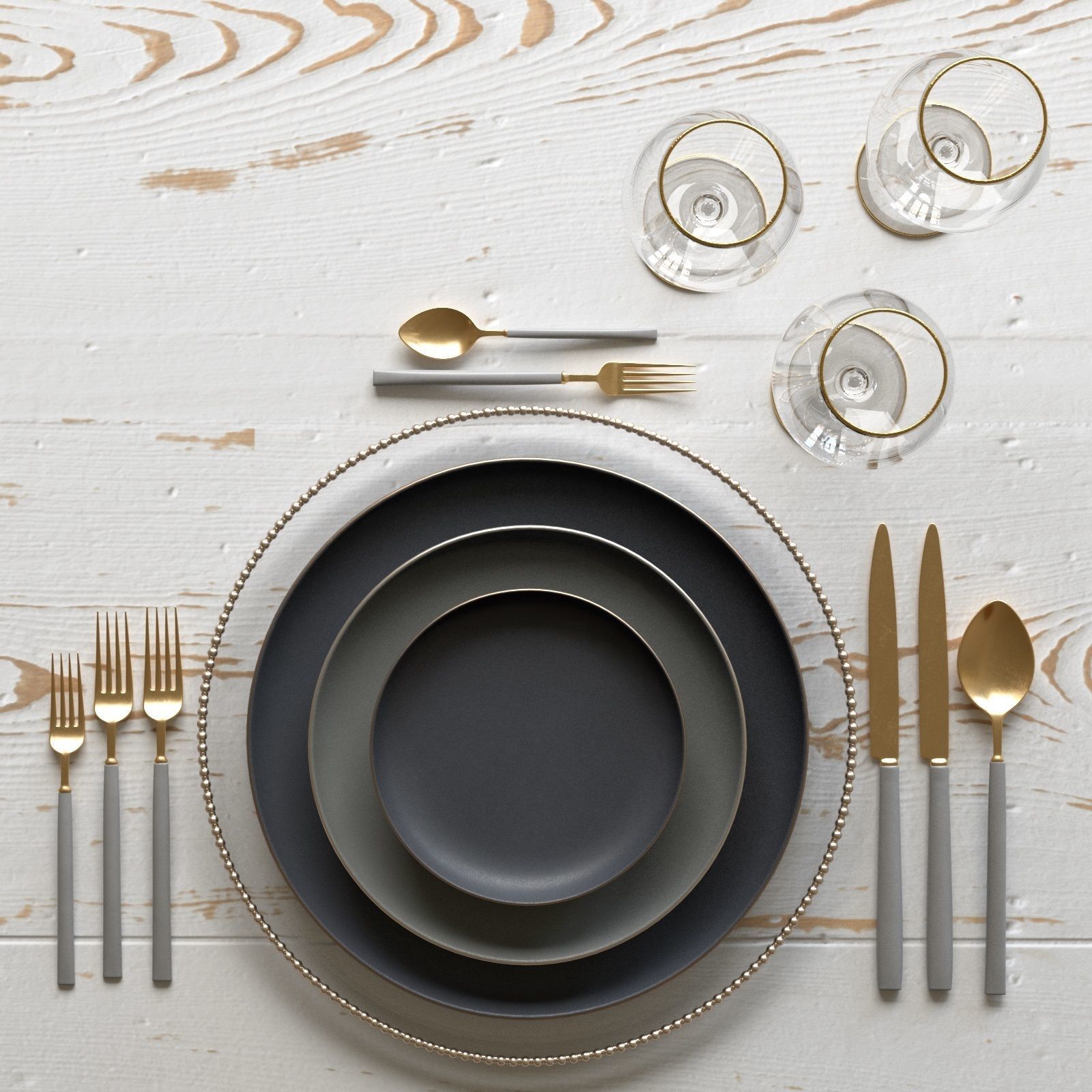 Table Setting Collection 3D model_15