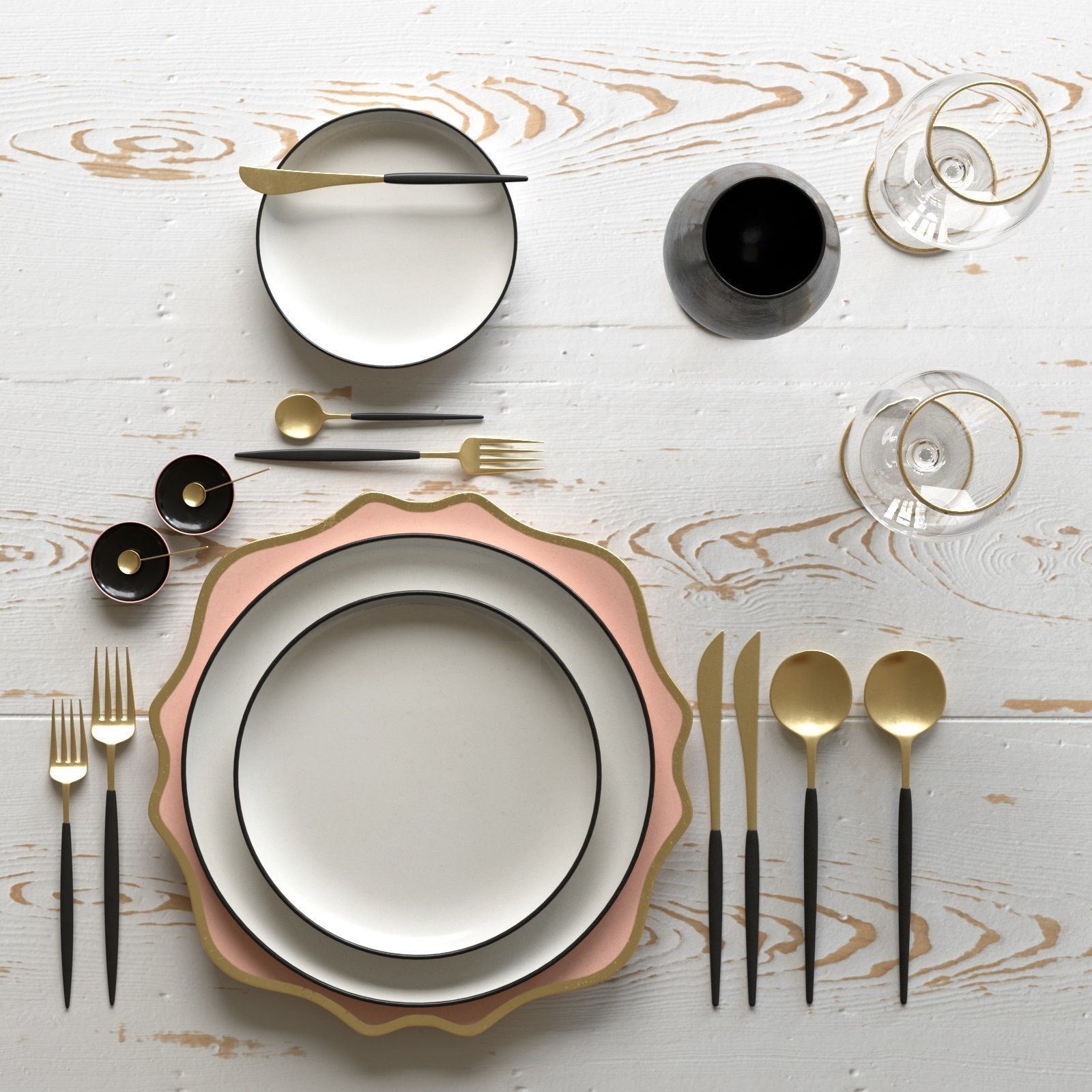 Table Setting Collection 3D model_1