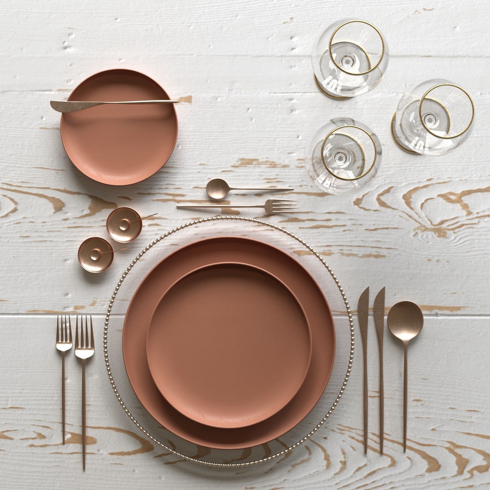 Table Setting Collection 3D model_2