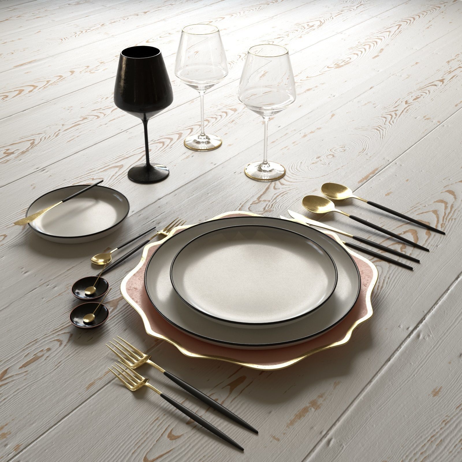 Table Setting Collection 3D model_12