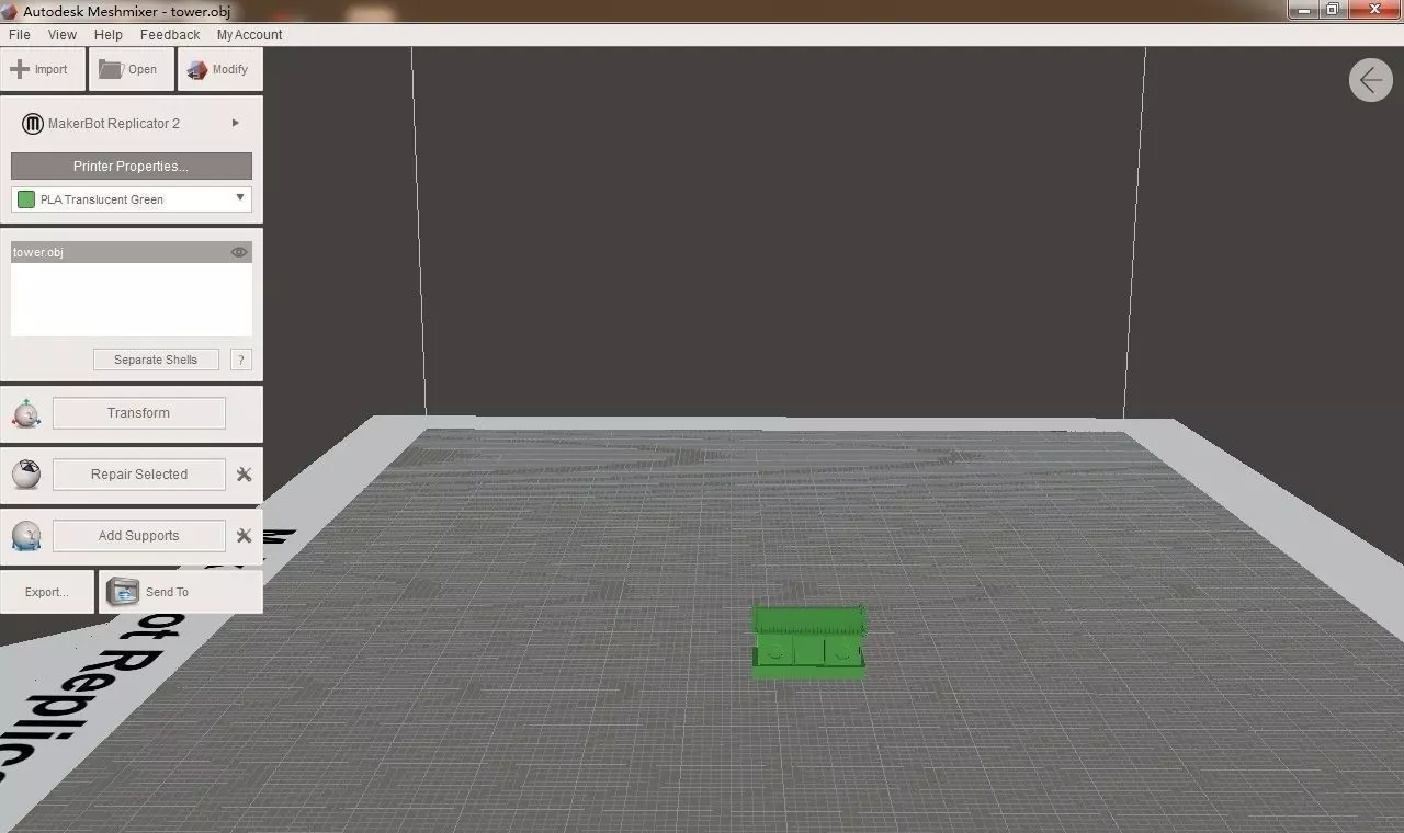 Chinese historic building 3D print model_0