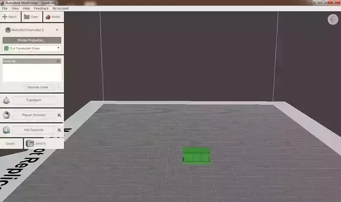 Chinese historic building 3D print model