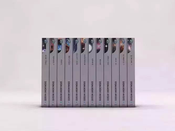 BOOK---Pocket Set-01 Low-poly 3D model