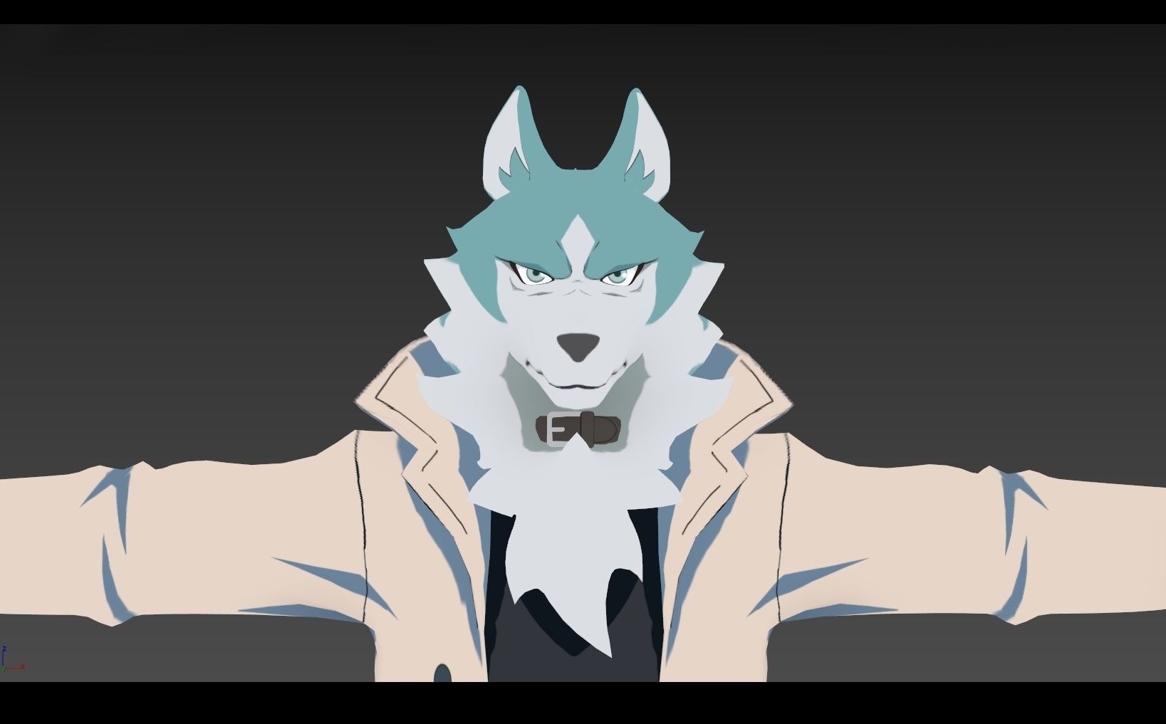 Shirou Oogami Brand New Animal 3D model_7