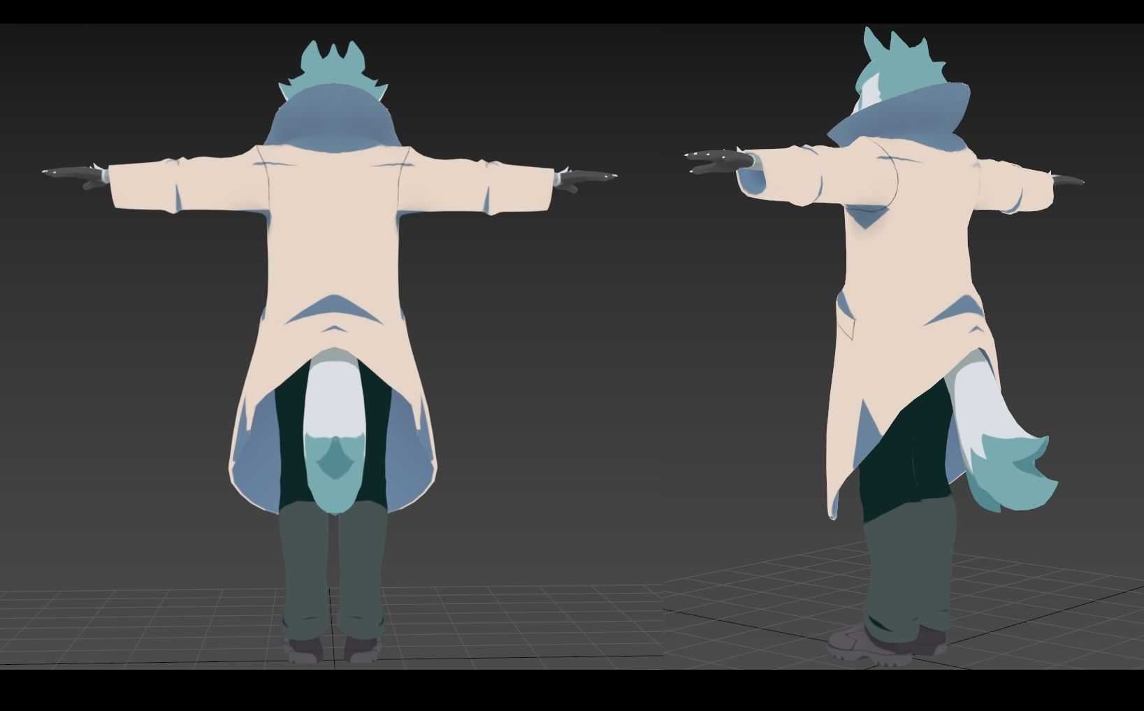 Shirou Oogami Brand New Animal 3D model_2