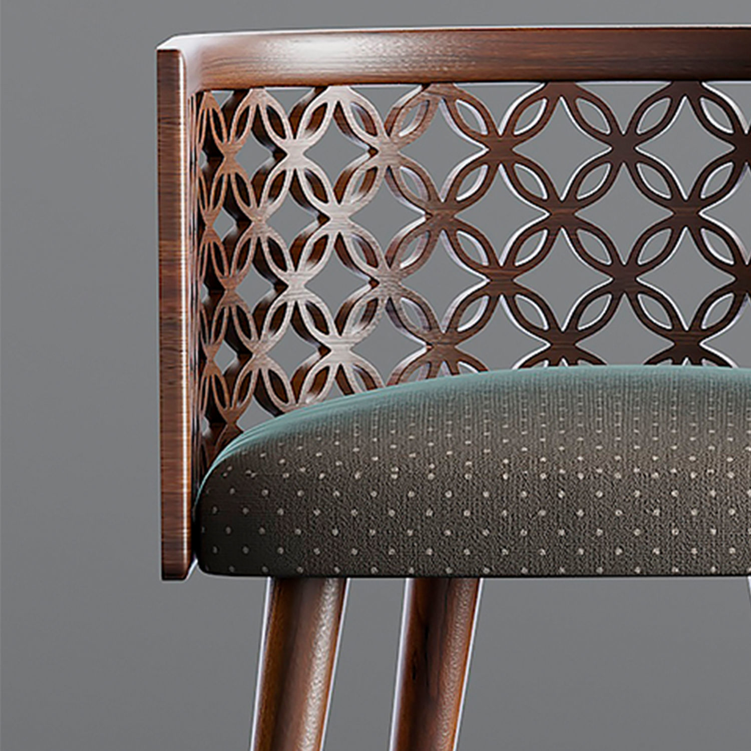 Arabesque Dining Chair 3D model_4