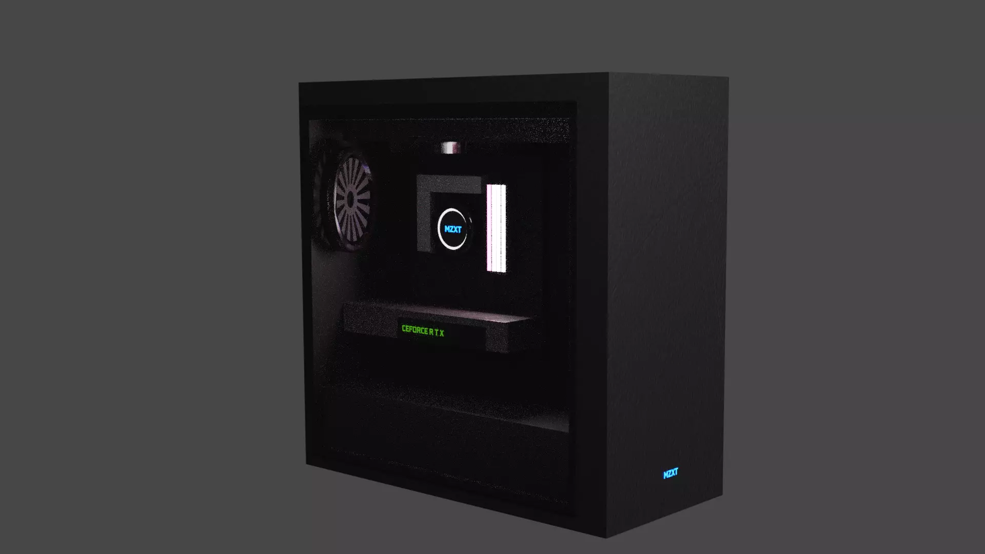 Computer Case Basic  Free 3D model_0