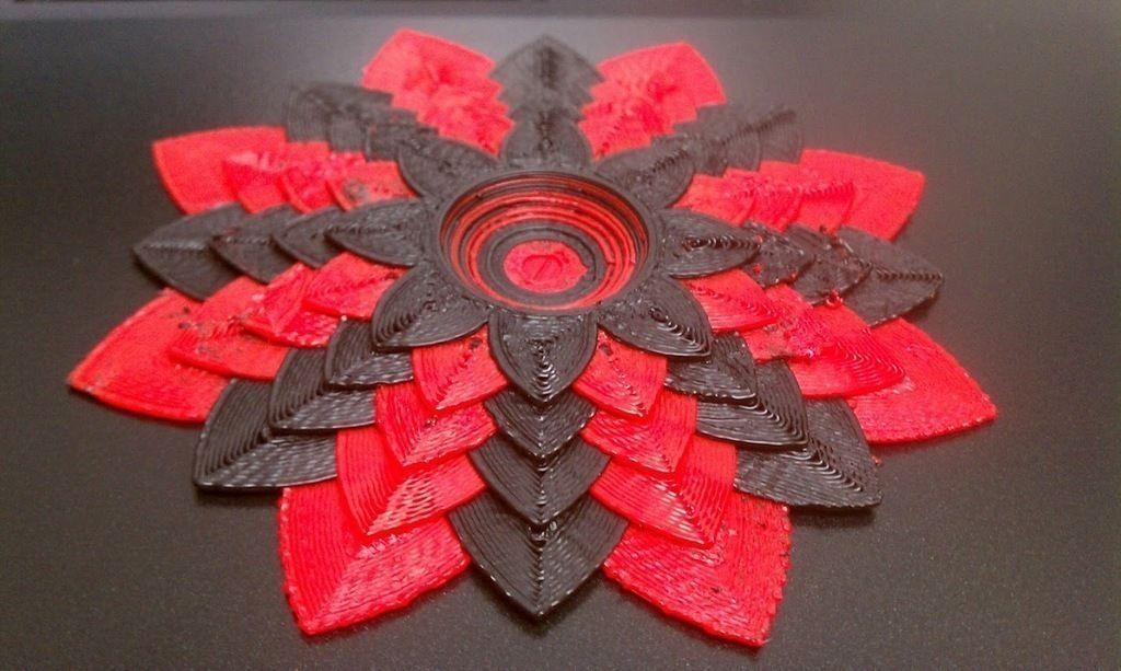 Lotus Flower Free 3D print model_5
