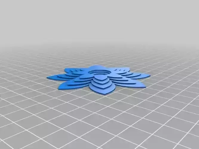 Lotus Flower Free 3D print model