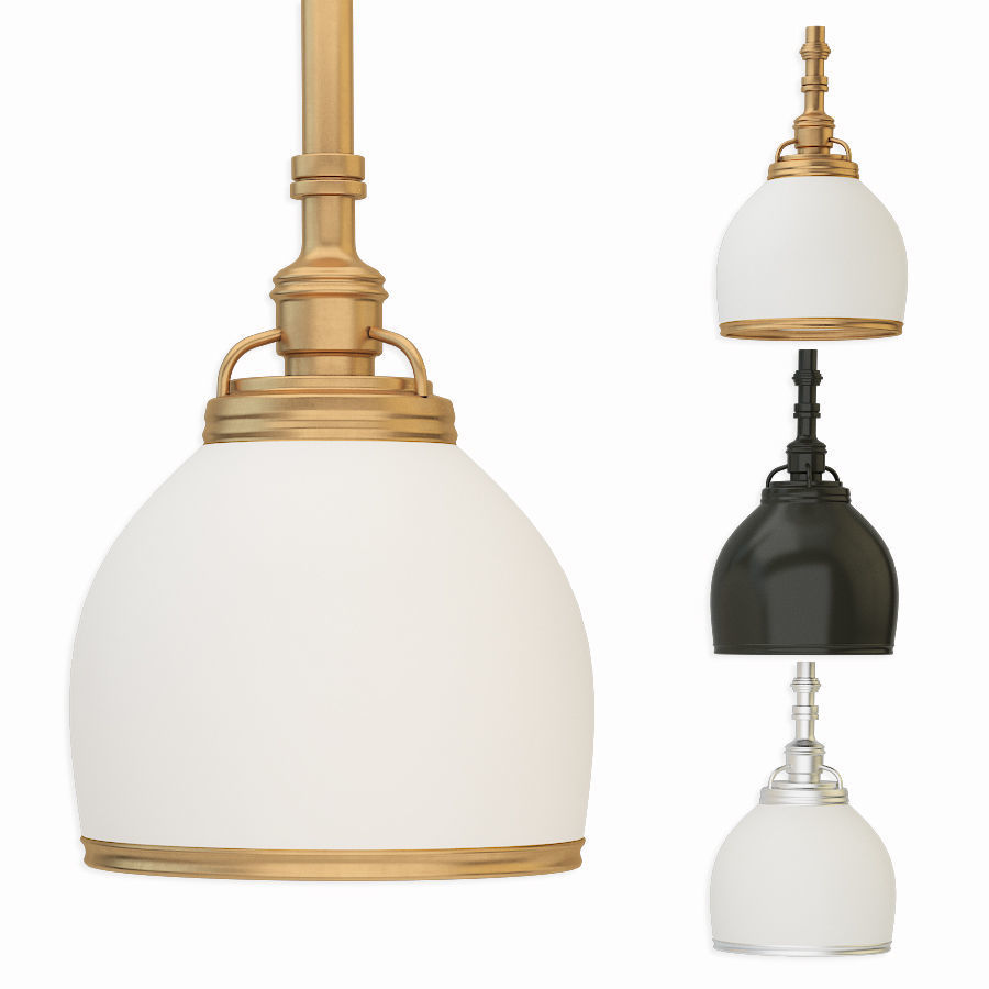 Sloane Single Pendant by Circa 3D model_0