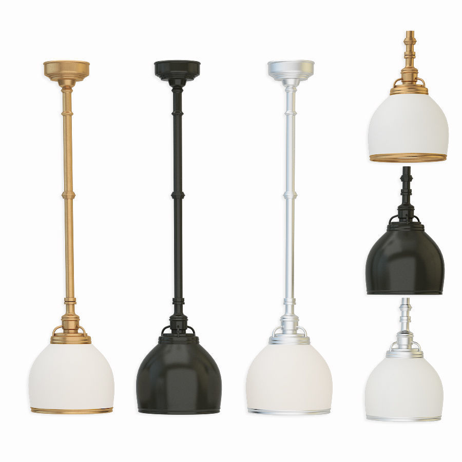 Sloane Single Pendant by Circa 3D model_2