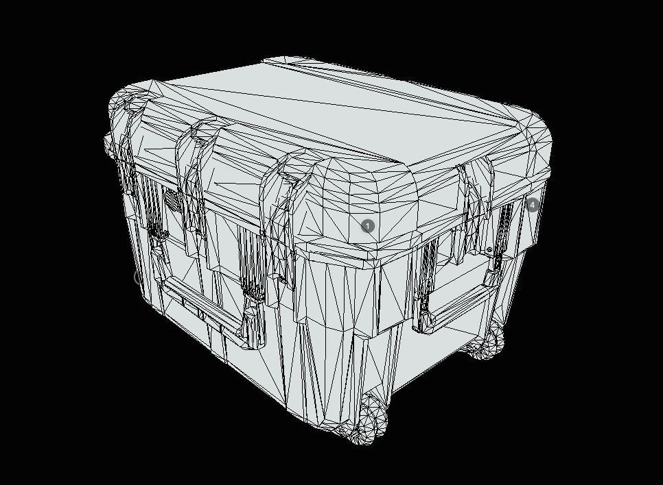 Project 54 - Game Ready prop Low-poly 3D model_4