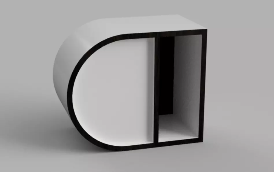 Modern cat house 3D model_0