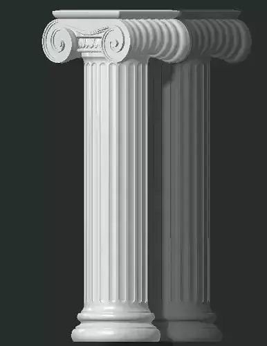 ionic column 3d model 3D print model