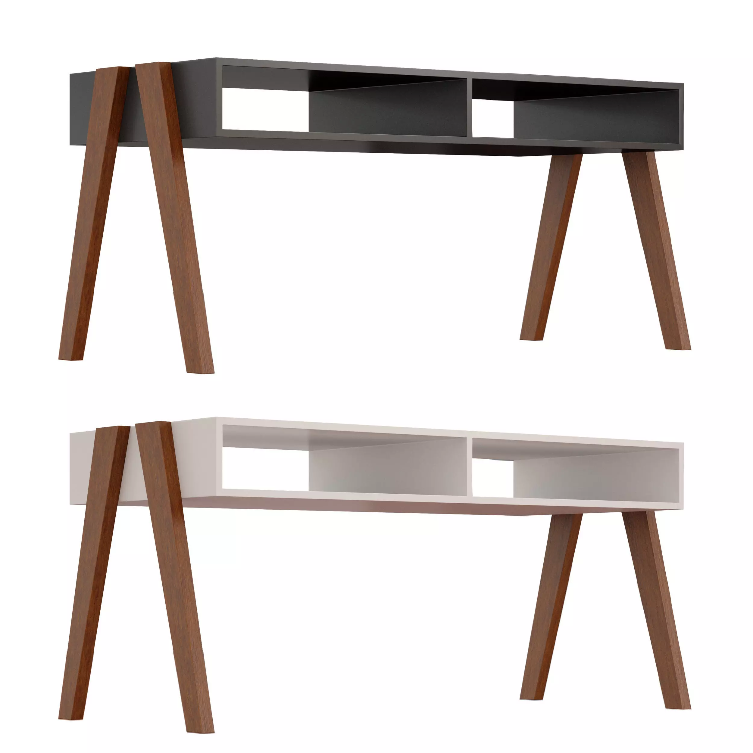 LAUREL COFFEE TABLE Black and White 3D model_0