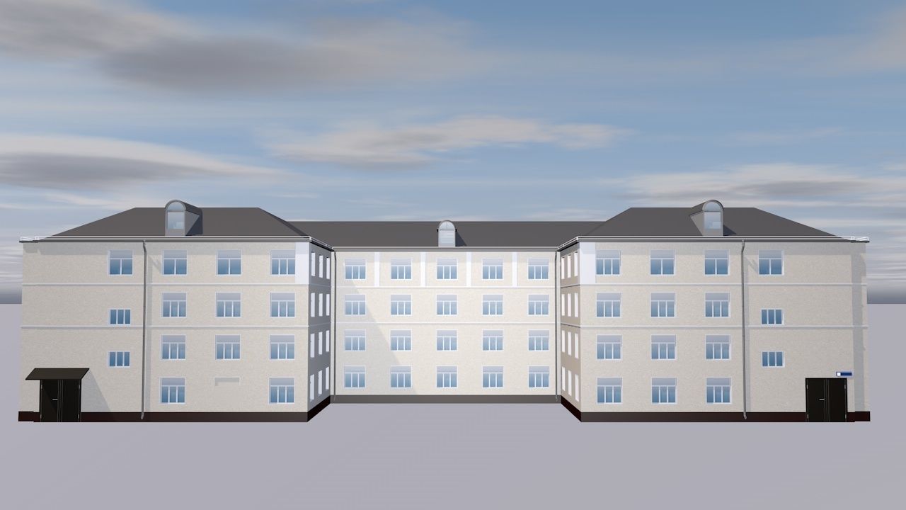 Dwelling house 3D model_3