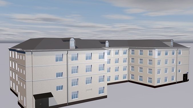 Dwelling house 3D model