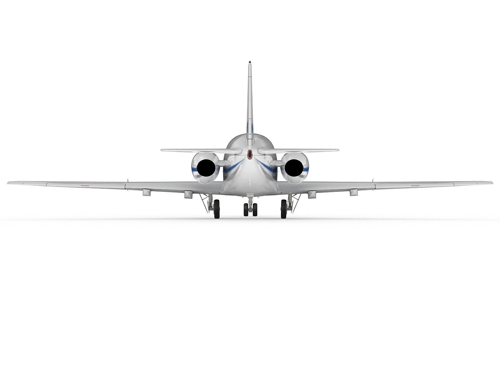 Sabreliner 60 - 65 with interior 3D model_14