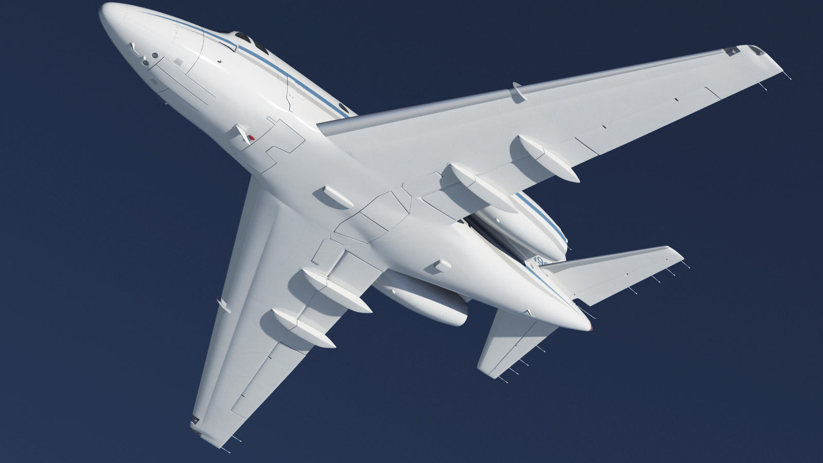 Sabreliner 60 - 65 with interior 3D model_20