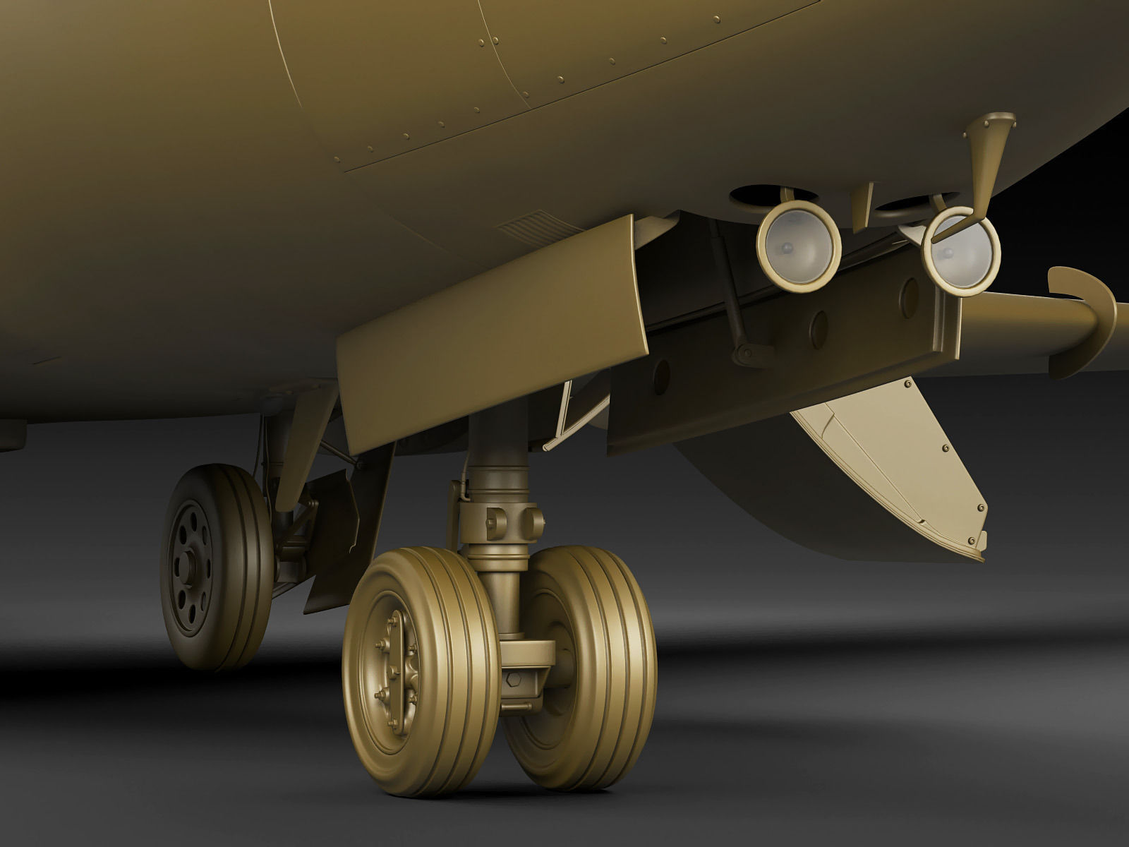 Sabreliner 60 - 65 with interior 3D model_30