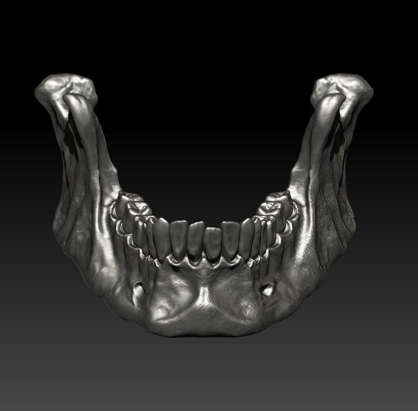 Jow Big Skull Pendant classic 3D print model