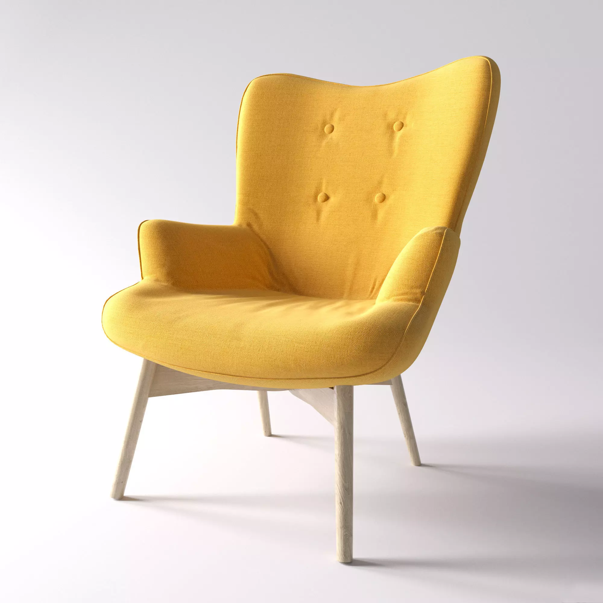 Iceberg armchair Maisons Du Monde 3D model