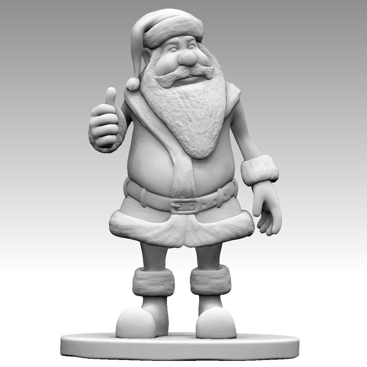 3D Print Santa Claus 3D print model_4