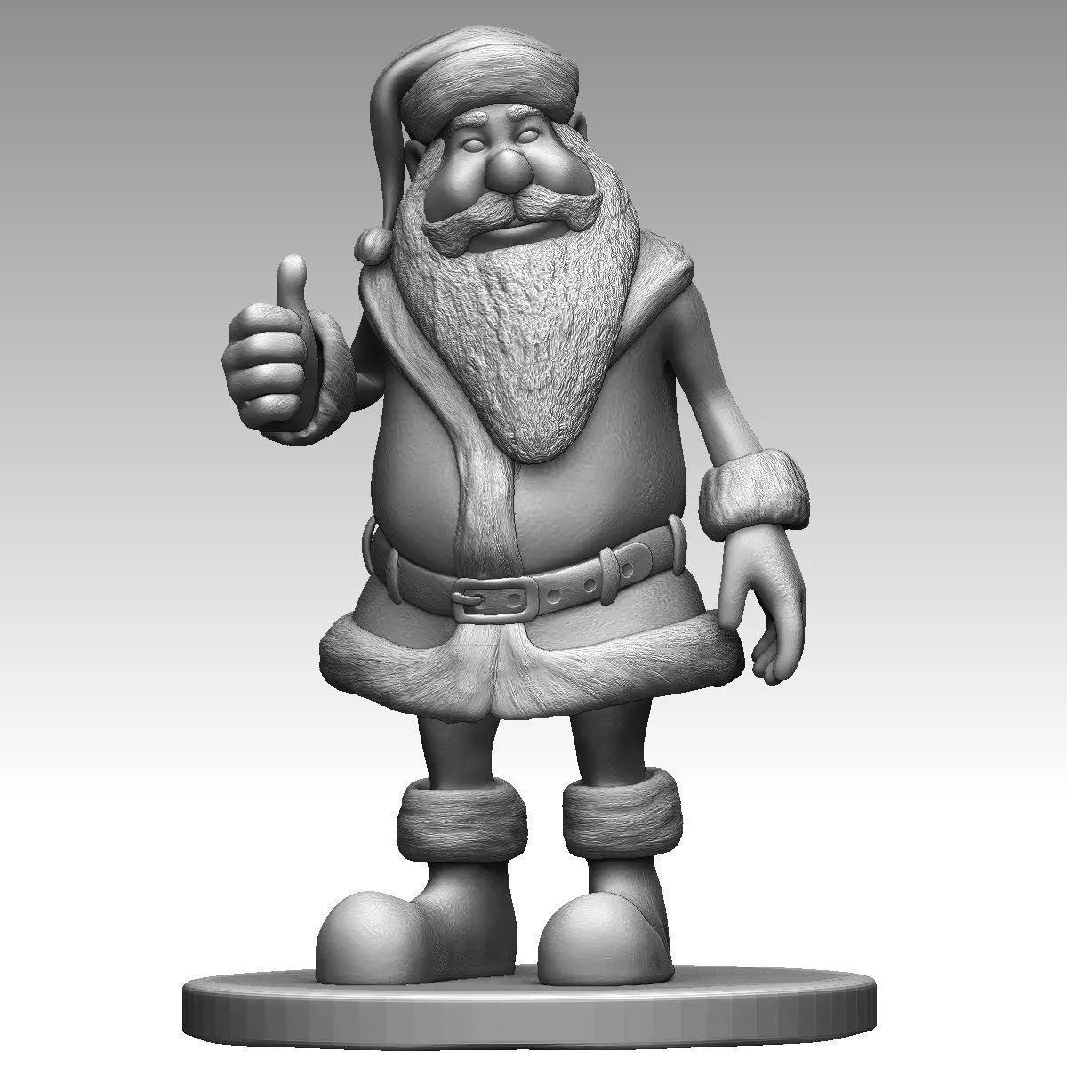 3D Print Santa Claus 3D print model_0