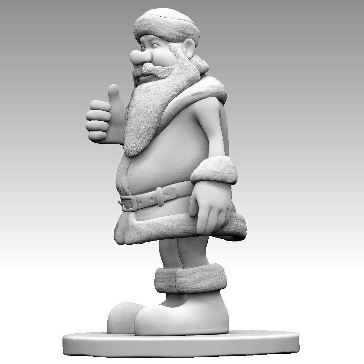 3D Print Santa Claus 3D print model_2