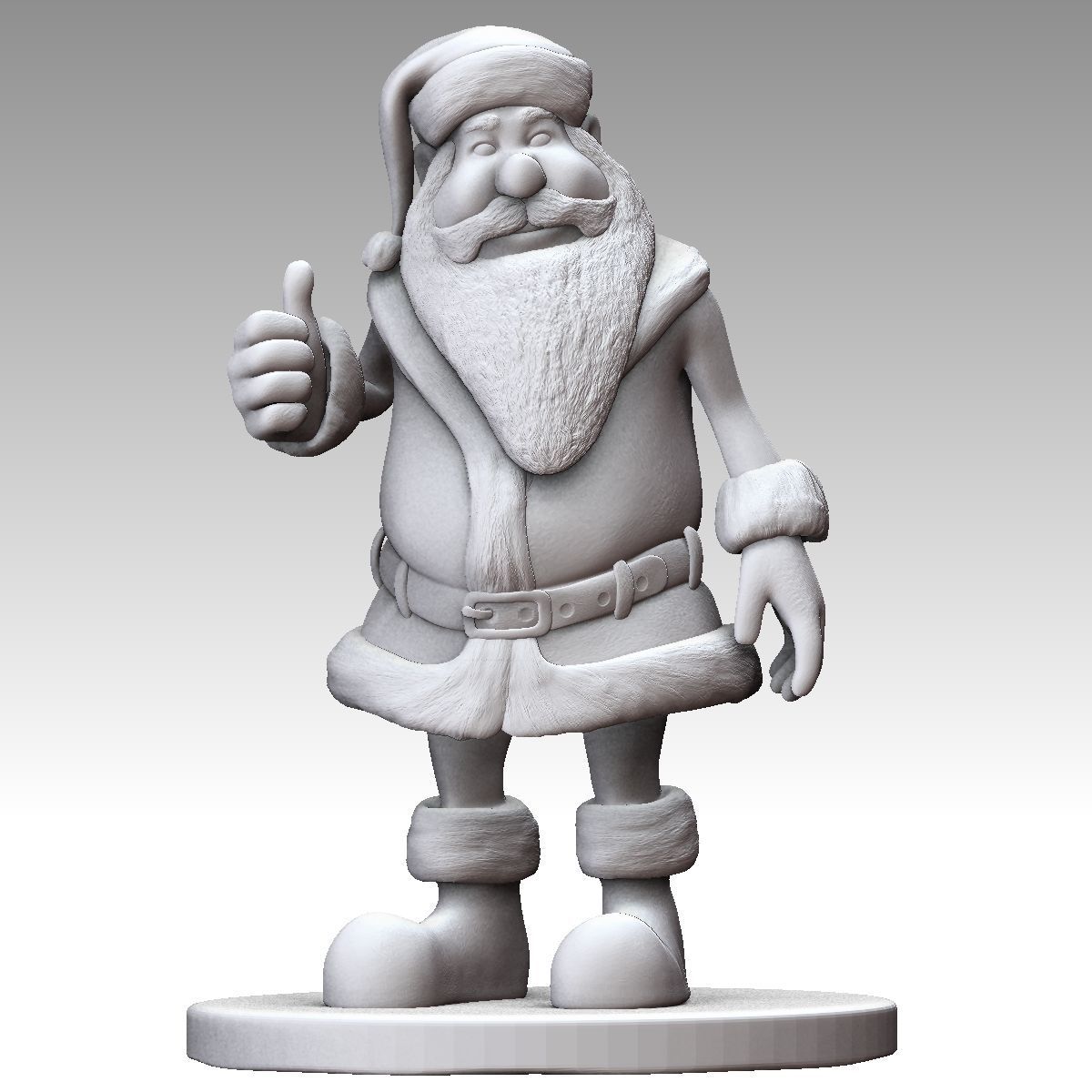 3D Print Santa Claus 3D print model_1