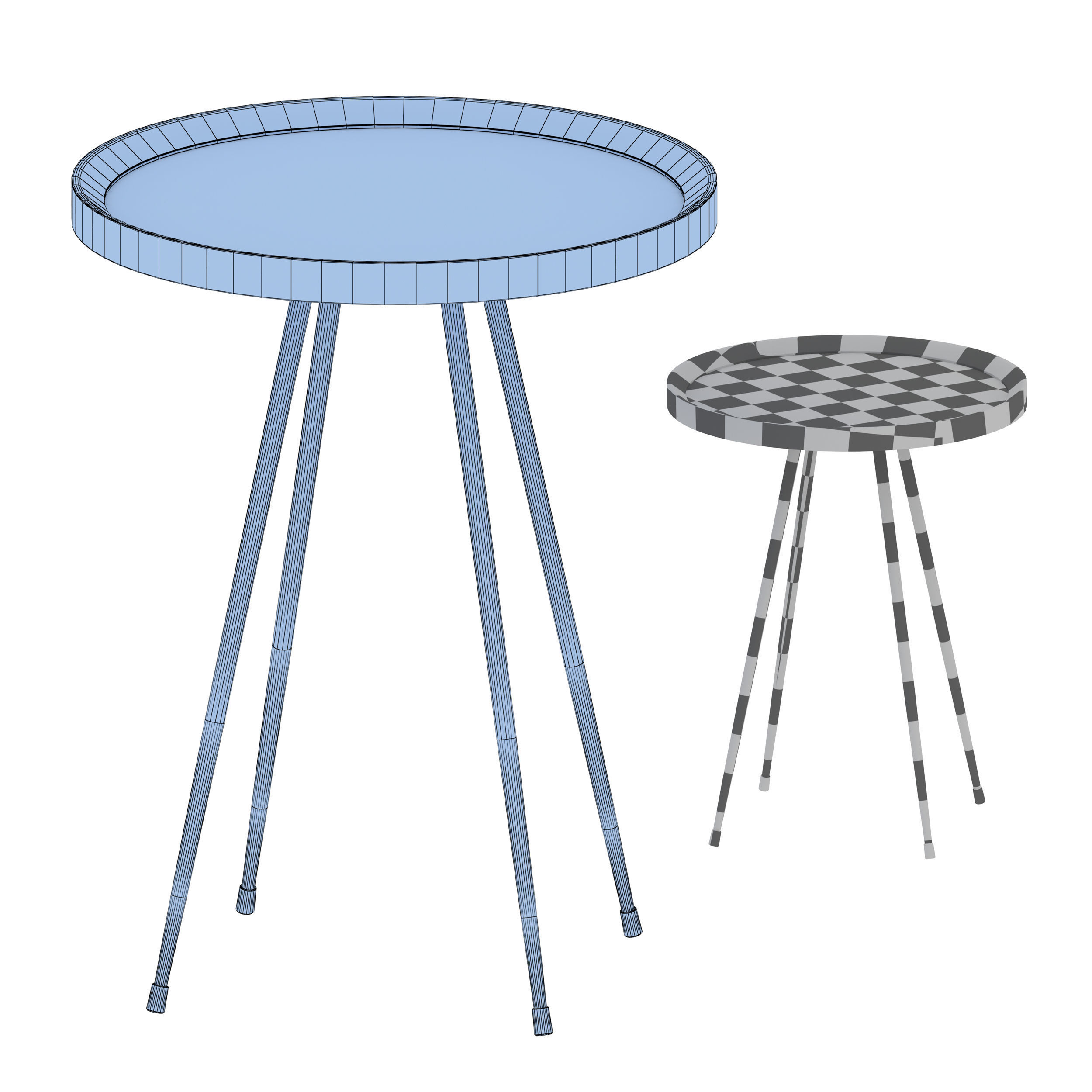 BALDWIN END TABLE 3D model_3