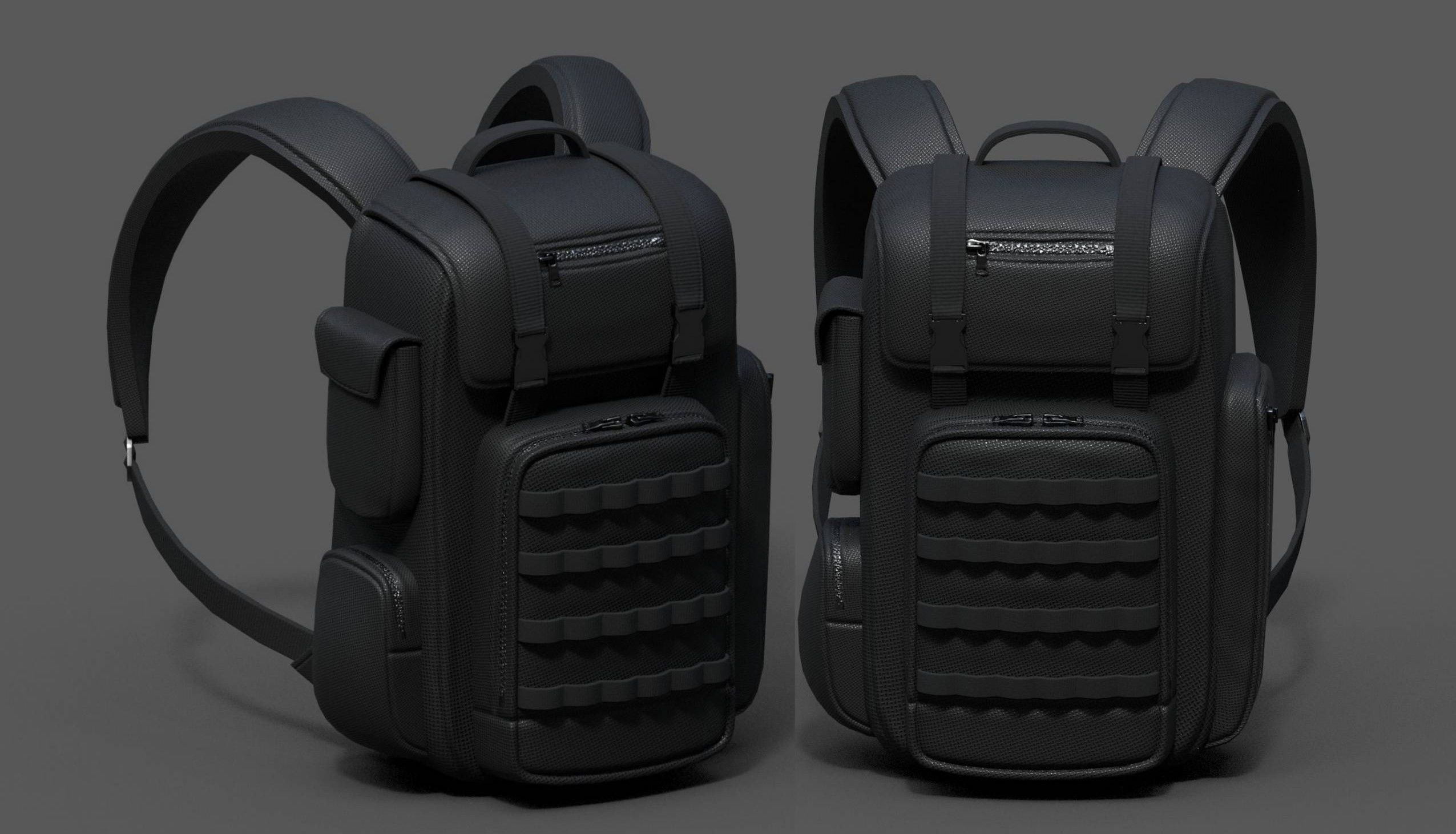 Backpack Camping bag baggage Black