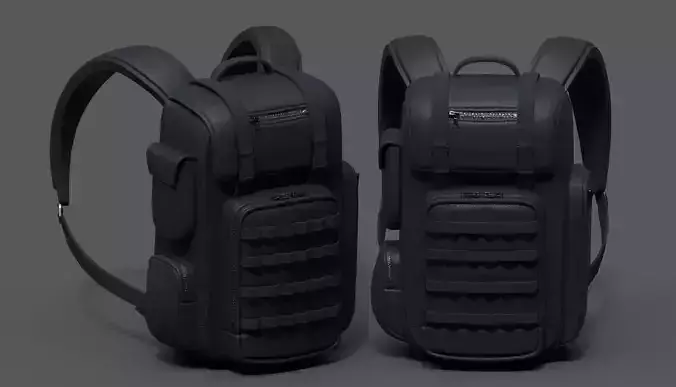 Backpack Camping bag baggage Black 