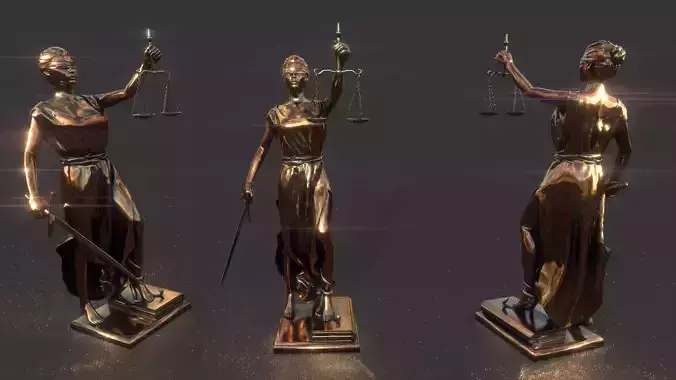 LADY JUSTICE  3D model