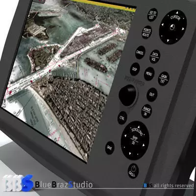 Automatic Identification System AIS 3D model_0
