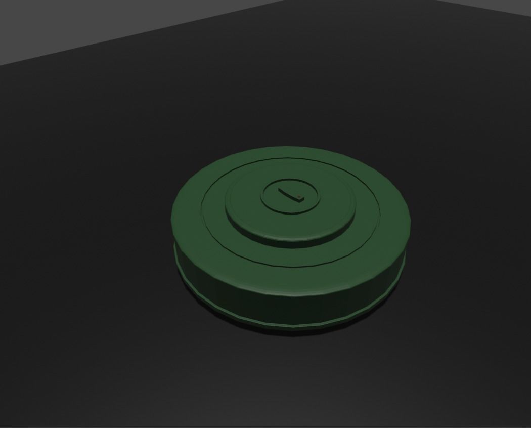 ammunition two gold bullets Free low-poly 3D model_2