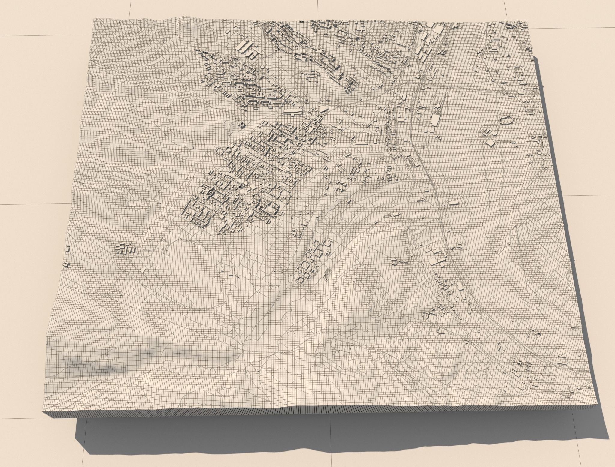 Tbilisi city of Georgia 3D model_9