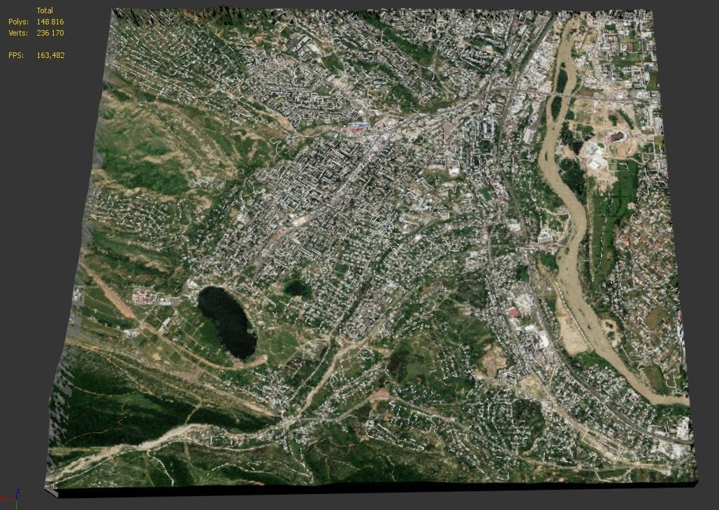 Tbilisi city of Georgia 3D model_10