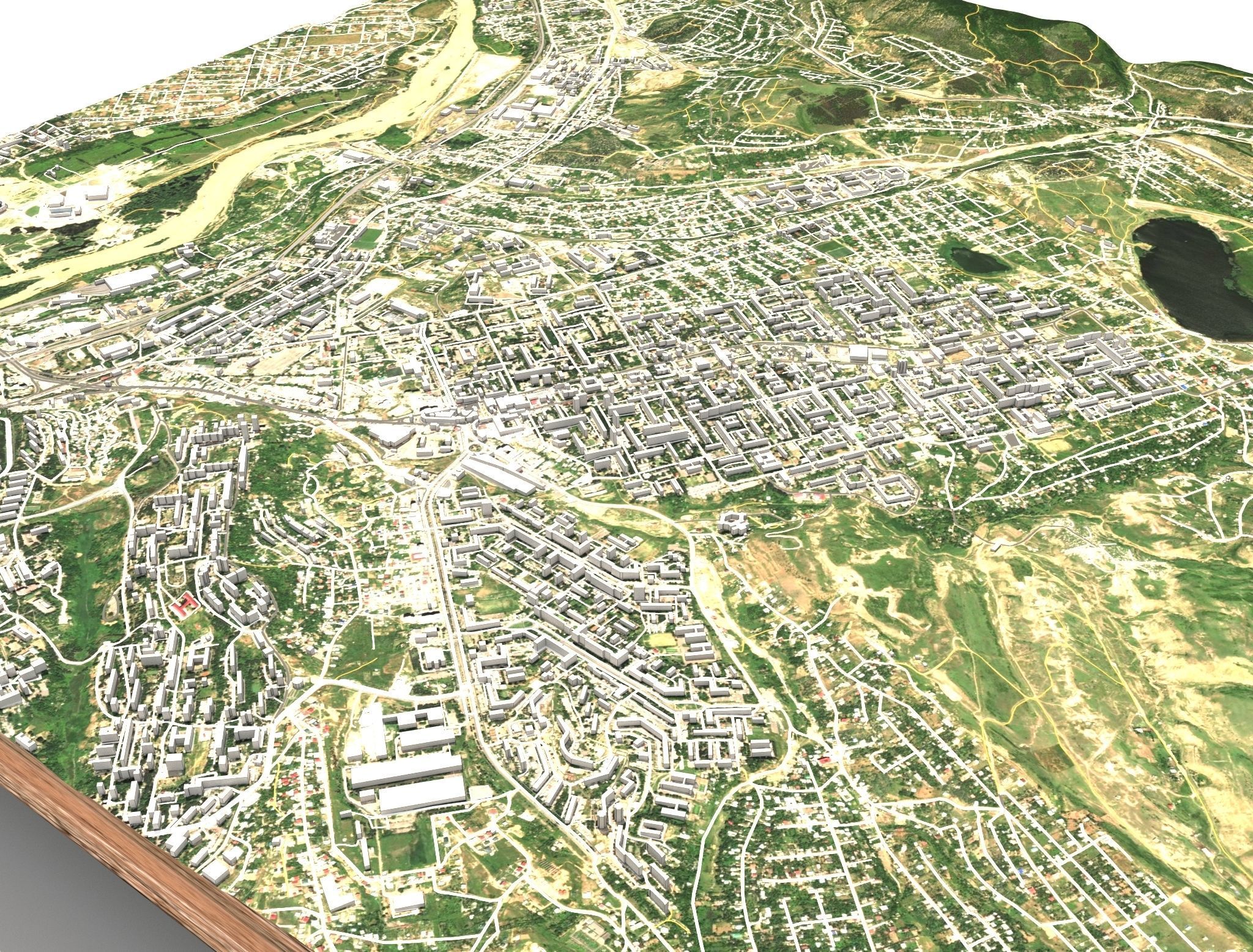 Tbilisi city of Georgia 3D model_1