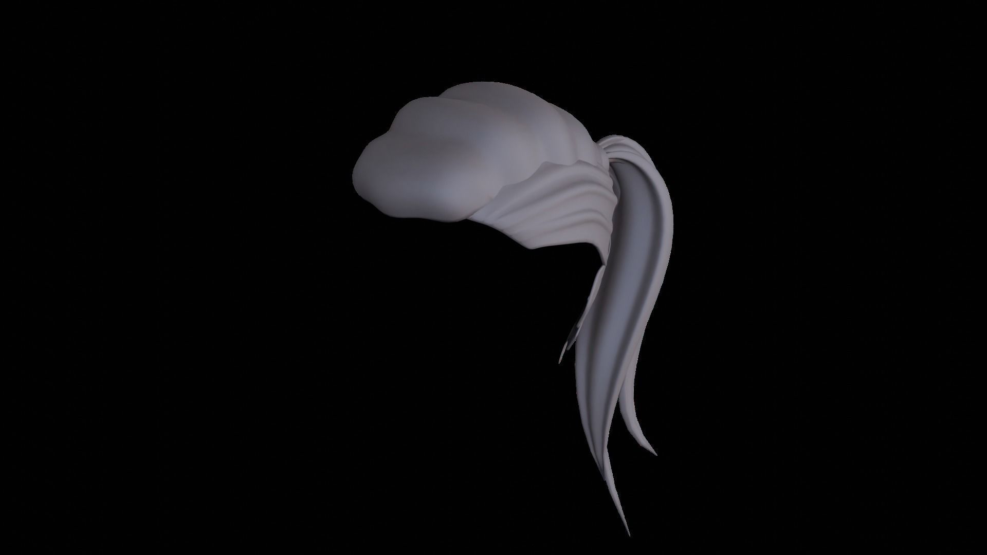 Base Stylized Haircuts 24-29 Low-poly 3D model_18