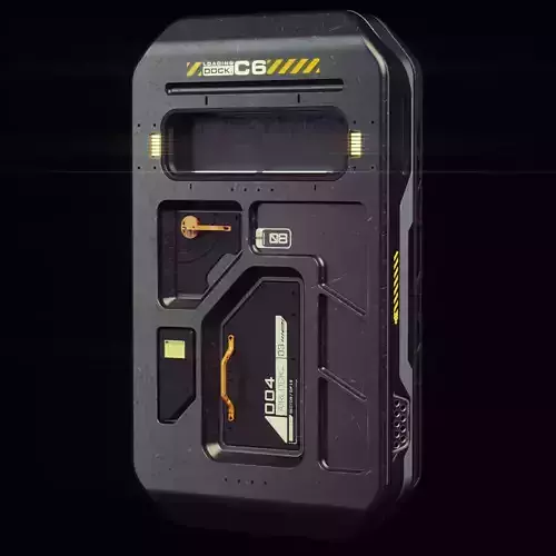 Scifi Spacestation Door 3D Model 3D model Scifi Spacestation Door 3D Model 3D model