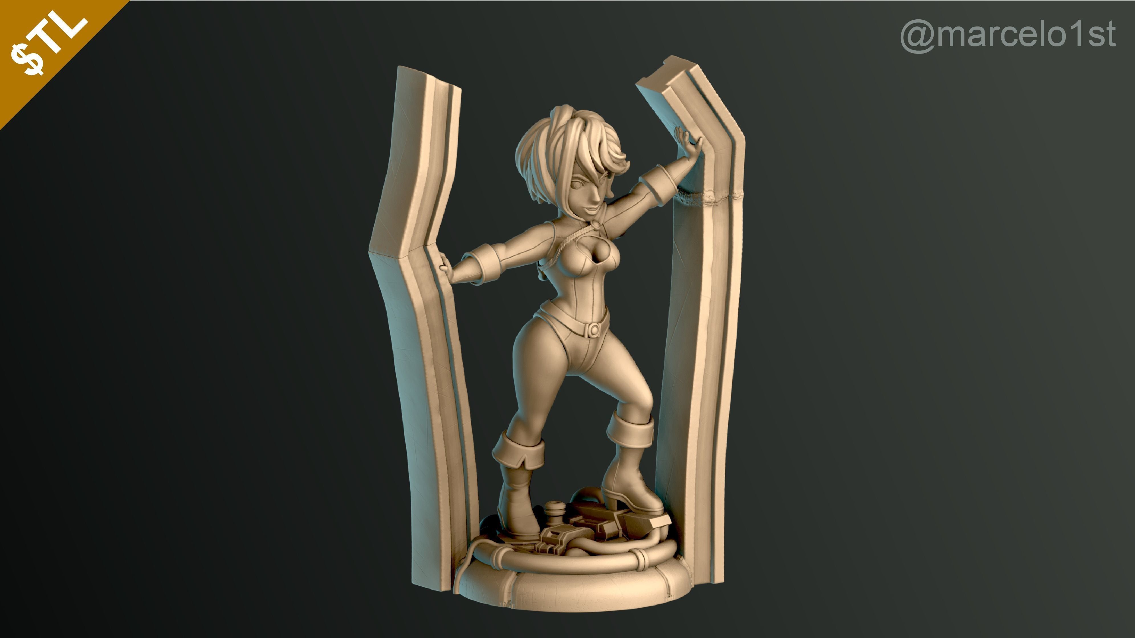 Power Girl - Kara Zor-El 3D print model_17