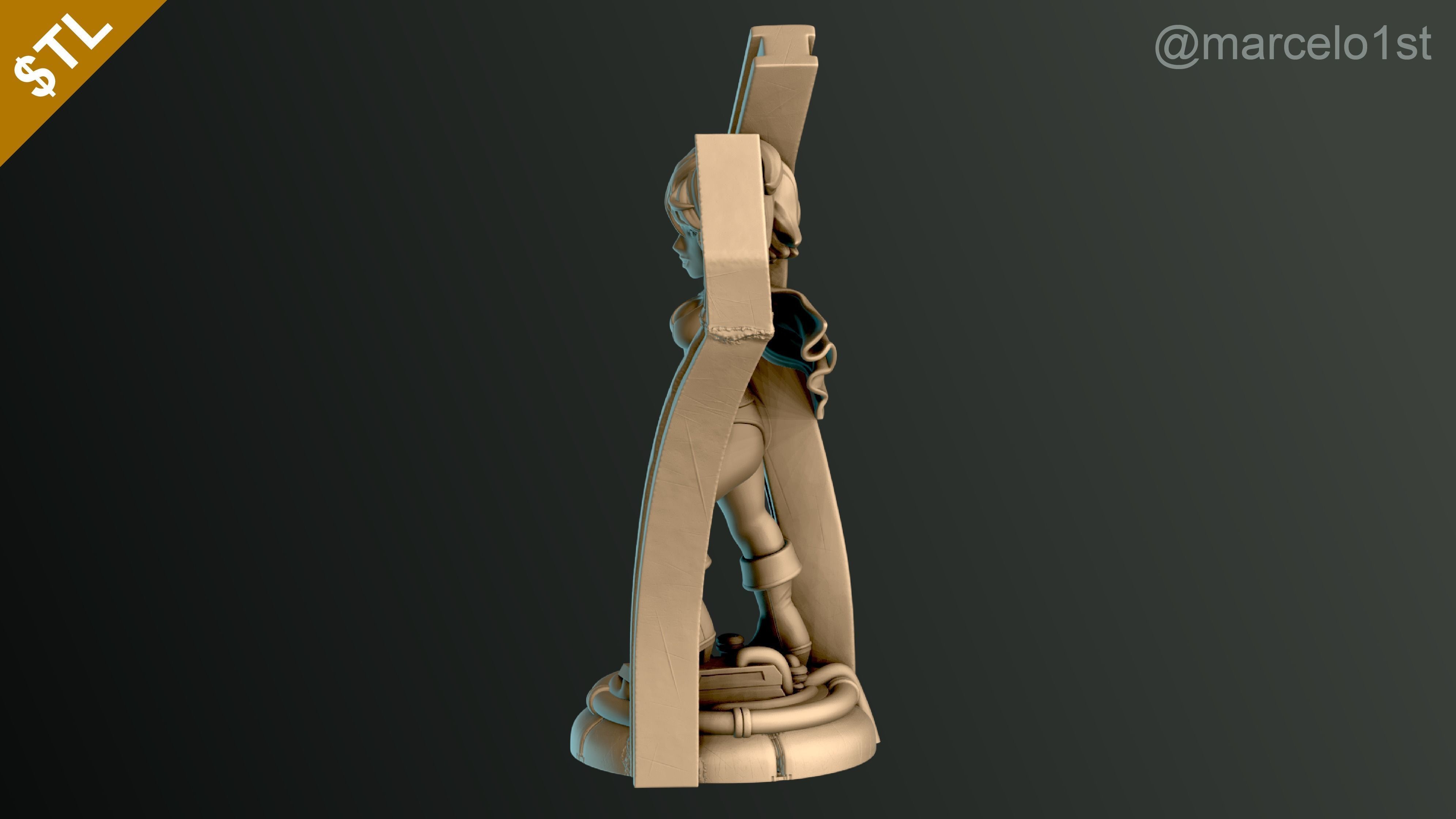Power Girl - Kara Zor-El 3D print model_8