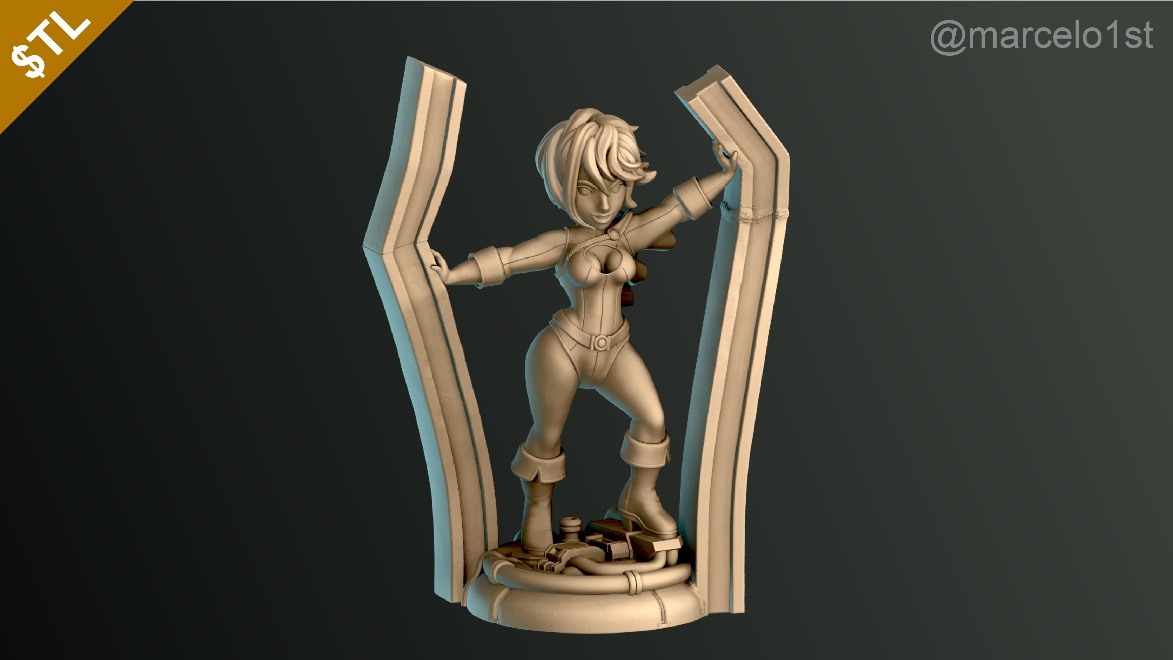 Power Girl - Kara Zor-El 3D print model_18