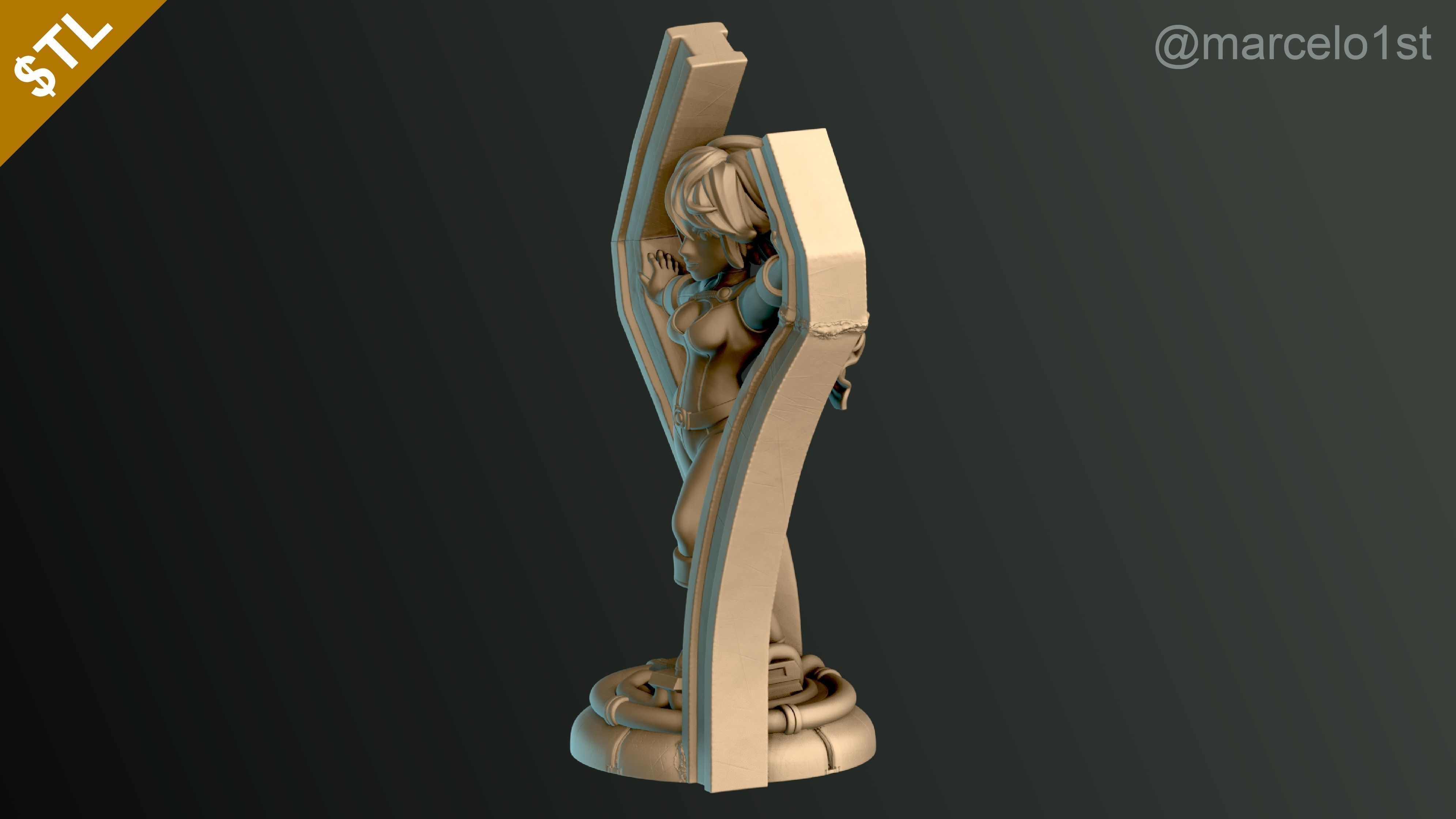 Power Girl - Kara Zor-El 3D print model_7
